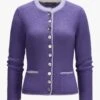 Trachten-Strickjacke Violett -Damenmodegeschäft 00764230 002 1