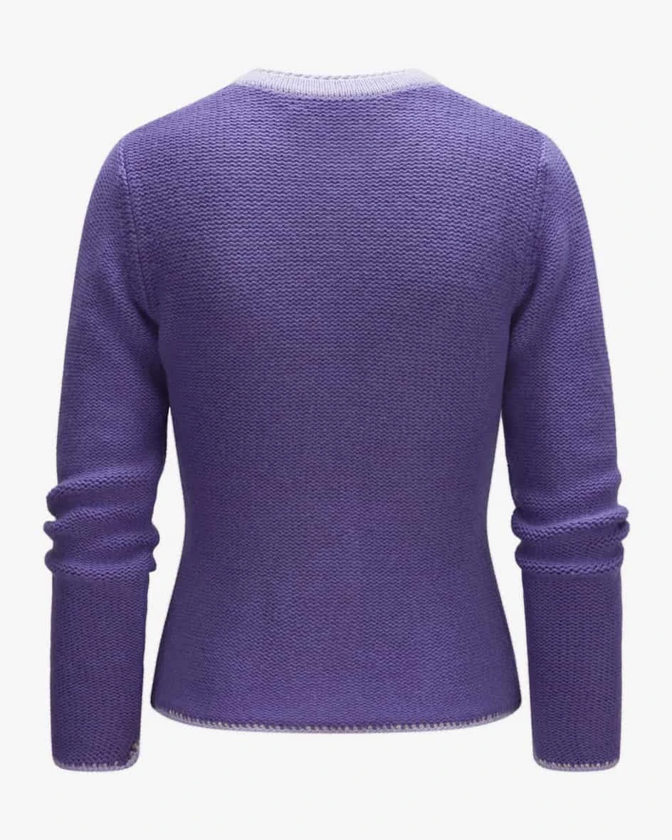 Trachten-Strickjacke Violett 4 Trachten-Strickjacke Violett – Bild 2