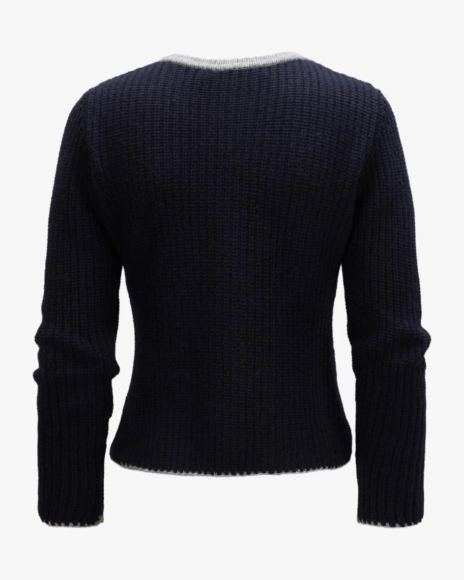 Trachten-Strickjacke Blau 4 Trachten-Strickjacke Blau – Bild 2