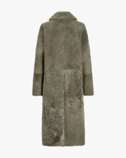 Ginevra Wende-Lammfellmantel Oliv -Damenmodegeschäft 00764368 001 31