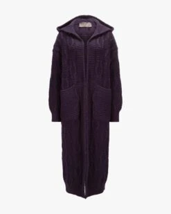 Essama Strickmantel Violett