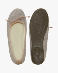 Trachten-Ballerinas Taupe -Damenmodegeschäft 00766394 001 5