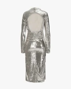 Paillettenkleid Silbern -Damenmodegeschäft 00767184 001 21