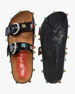 Sandalen Schwarz -Damenmodegeschäft 00767658 001 5