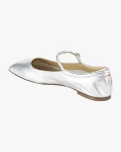 Uma Ballerinas Silbern -Damenmodegeschäft 00767930 002 3