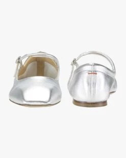 Uma Ballerinas Silbern -Damenmodegeschäft 00767930 002 4