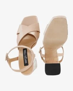 Sandaletten Beige -Damenmodegeschäft 00767988 001 5