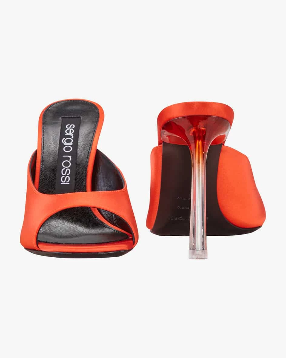 Sabot Sandaletten Orange 6 Sabot Sandaletten Orange – Bild 4