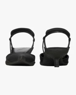 Sporty Chic Kitten Slingback-Pumps Schwarz -Damenmodegeschäft 00768010 001 4