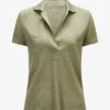 Leinen-T-Shirt Oliv 1 Leinen-T-Shirt Oliv -Damenmodegeschäft 00768662 003 1