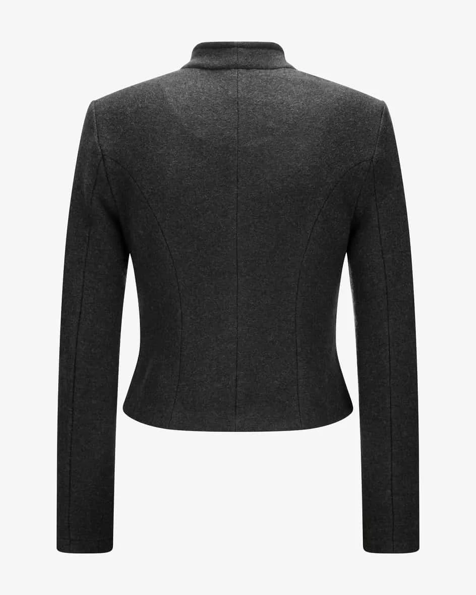 Balena Trachten-Strickjacke Grau 4 Balena Trachten-Strickjacke Grau – Bild 2