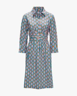 Hemdblusenkleid Blau