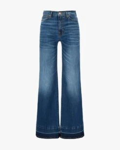 Modern Dojo Jeans High Rise Flare Blau