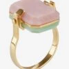 Sandwich Deco Ring Golden 2 Sandwich Deco Ring Golden -Damenmodegeschäft 00769690 002 1