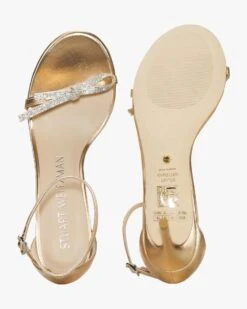 Nudist SW Bow 75 Sandaletten Golden 11 Nudist SW Bow 75 Sandaletten Golden -Damenmodegeschäft 00770745 001 5