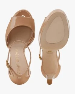 Discoplatform Sandaletten Beige -Damenmodegeschäft 00770750 001 5