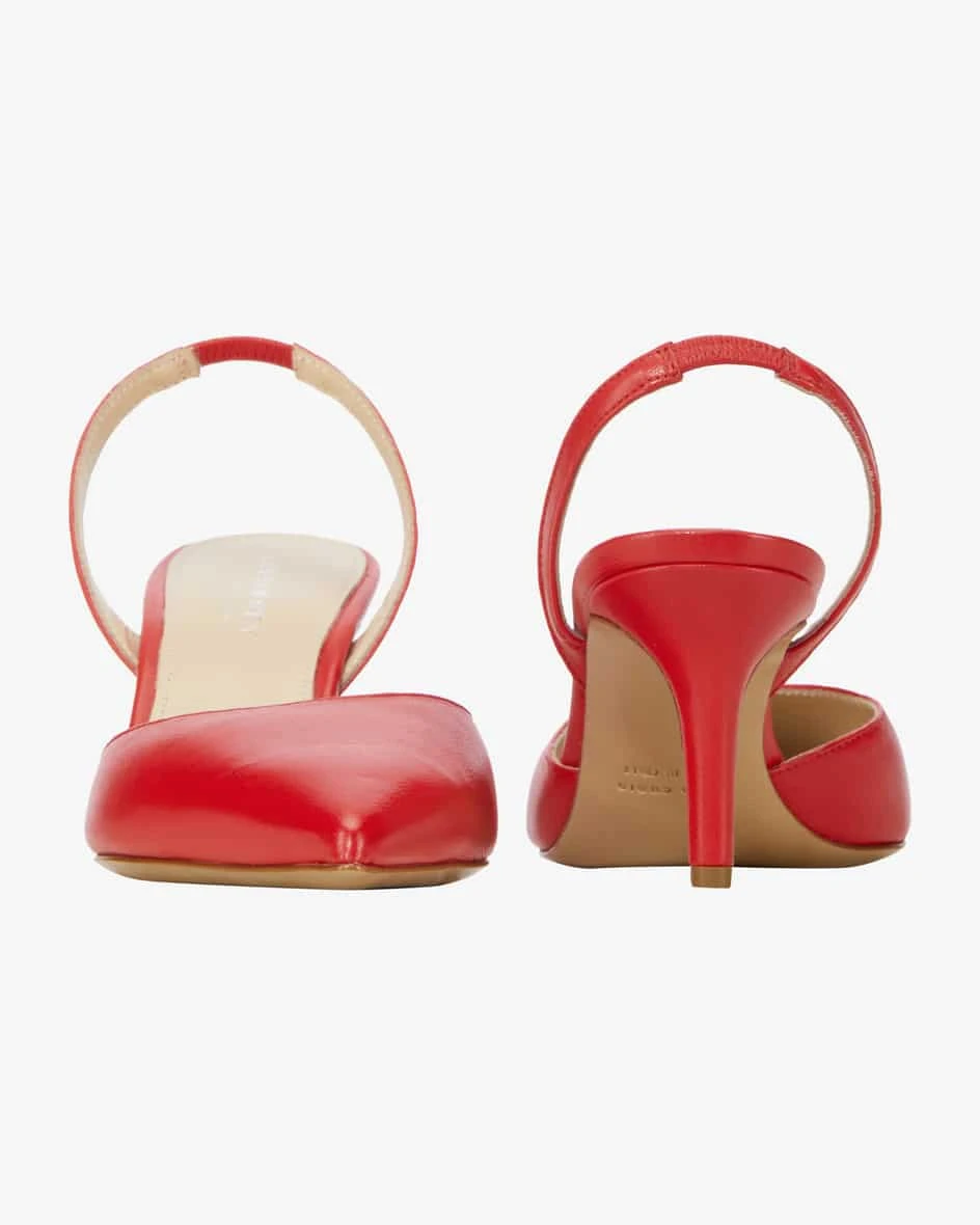 Plotter Slingback-Pumps Rot 6 Plotter Slingback-Pumps Rot – Bild 4
