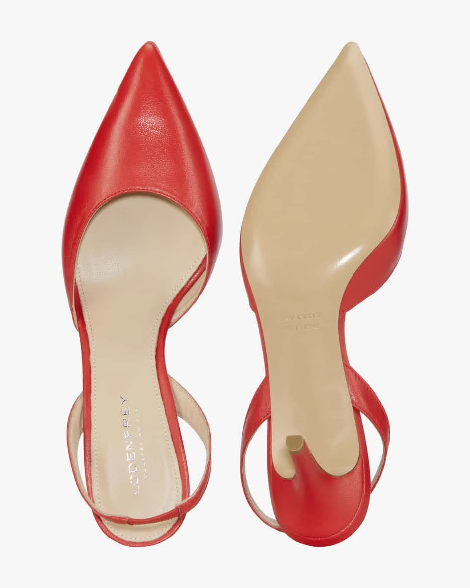 Plotter Slingback-Pumps Rot 7 Plotter Slingback-Pumps Rot – Bild 5