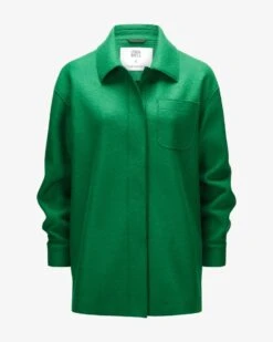 Wolljacke Grün
