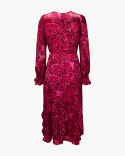 Iva Kleid Rot -Damenmodegeschäft 00775035 001 2