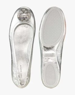 Minnie Travel Ballerinas Silbern -Damenmodegeschäft 00775525 001 5