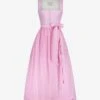Gaby Dirndl Lang Mit Schürze Rosa -Damenmodegeschäft 00775622 003 1