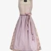 Dirndl Lang Mit Schürze Violett