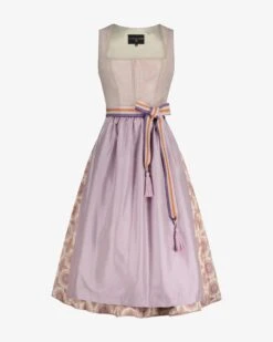 Dirndl Lang Mit Schürze Violett