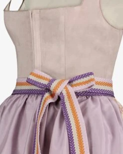 Dirndl Lang Mit Schürze Violett -Damenmodegeschäft 00775775 001 3