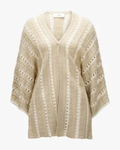 Baora Cashmere-Cardigan Beige