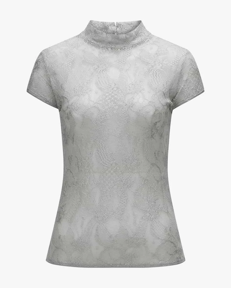 Charlotte Trachten-Blusenshirt Grau 3 Charlotte Trachten-Blusenshirt Grau