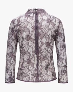 Lina Spitzenbluse Violett -Damenmodegeschäft 00776040 003 2