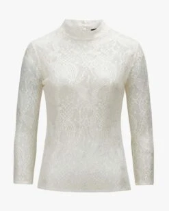 Lina Spitzenbluse Creme
