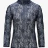 Lina Spitzenbluse Blau -Damenmodegeschäft 00776040 009 1