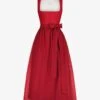 Dirndl Lang Mit Schürze Rot 1 Dirndl Lang Mit Schürze Rot -Damenmodegeschäft 00776055 001 1