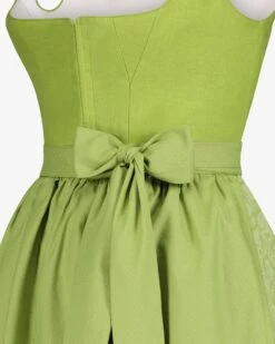 Dirndl Lang Mit Schürze Grün -Damenmodegeschäft 00776055 007 3