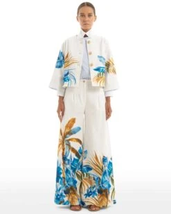 Ryona Hose Weiß -Damenmodegeschäft 00777332 001 3