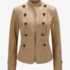 Jacke Beige -Damenmodegeschäft 00778188 001 1