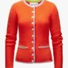 Alice Trachten-Cashmere-Strickjacke Orange -Damenmodegeschäft 00778345 005 1