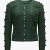 Thekla Trachten-Strickjacke Grün