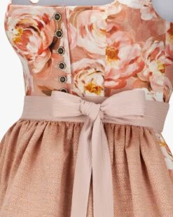 Dirndl Midi Mit Schürze Orange -Damenmodegeschäft 00779189 001 3