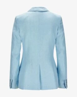 St. Gallen Trachten-Leinenblazer Blau 5 St. Gallen Trachten-Leinenblazer Blau -Damenmodegeschäft 00779583 001 2