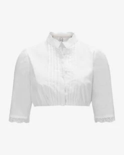 Dirndlbluse Weiß