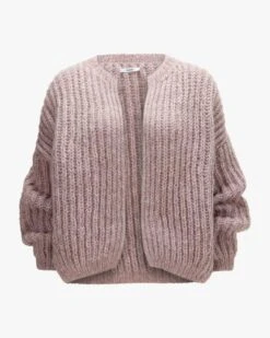 Damenmodegeschäft 14 Cardigan Rosa