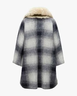 Wollmantel Blau -Damenmodegeschäft 00780505 001 2