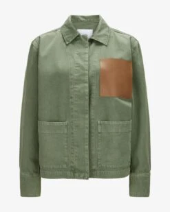 Shirtjacket Oliv