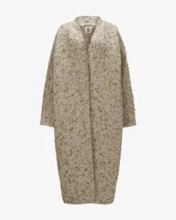 Pomezia Wollmantel Beige