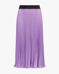 Plisseerock Violett