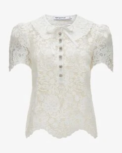 Damenmodegeschäft 16 Bluse Weiß