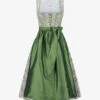 Midi-Dirndl Mit Seidenschürze Grün -Damenmodegeschäft 00781279 001 1